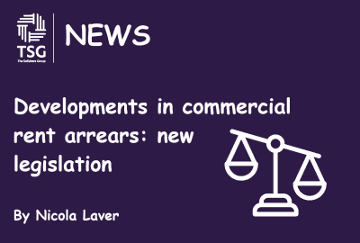 Developments in commercial rent arrears new legislation