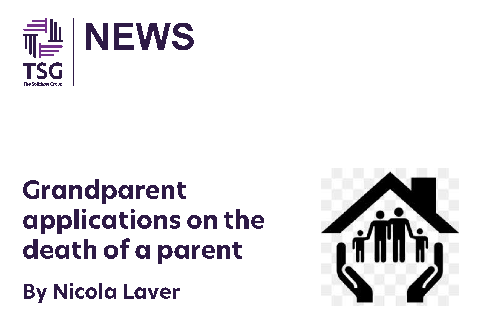 Grandparent applications on the death of a parent P16