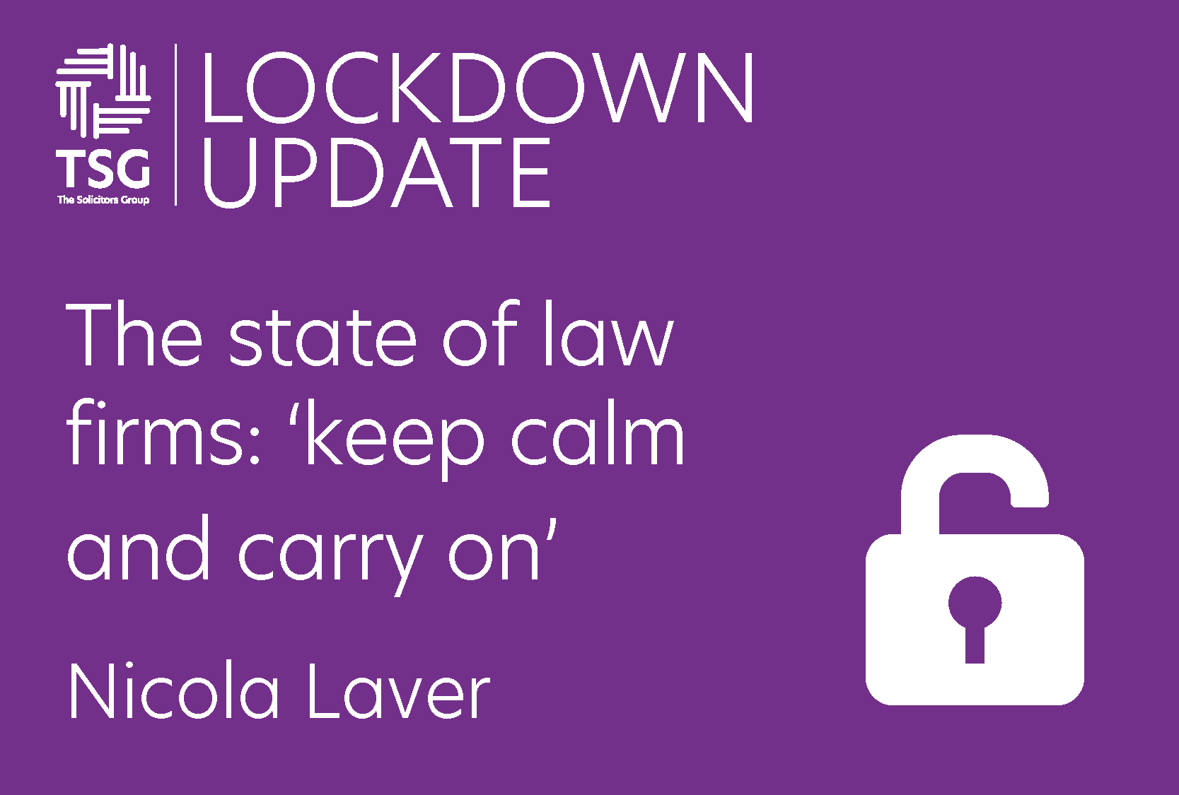 The state of law firms